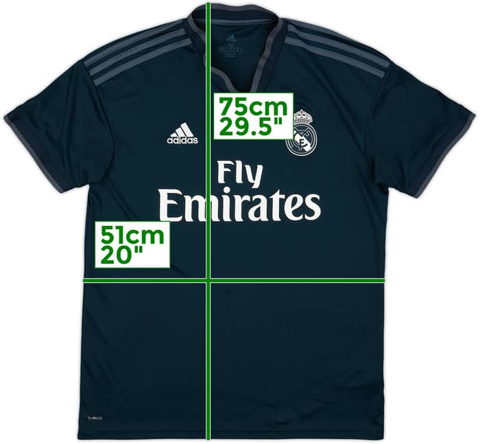 2018-19 Real Madrid Away Shirt - 6/10 - (M)