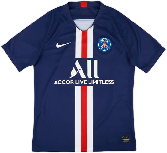 2019-20 Paris Saint-Germain Home Shirt Mbappe #7 - 8/10 - (M)