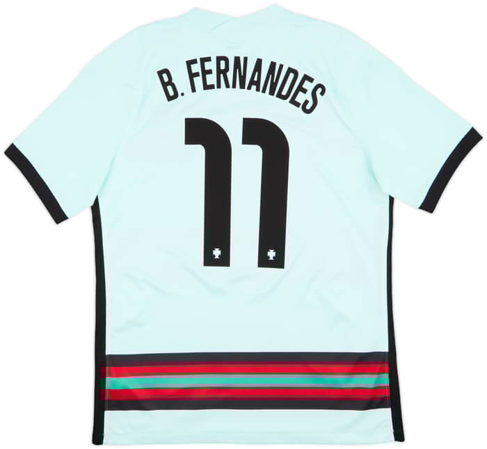 2020-22 Portugal Away Shirt B.Fernandes #11 - 7/10 - (M)