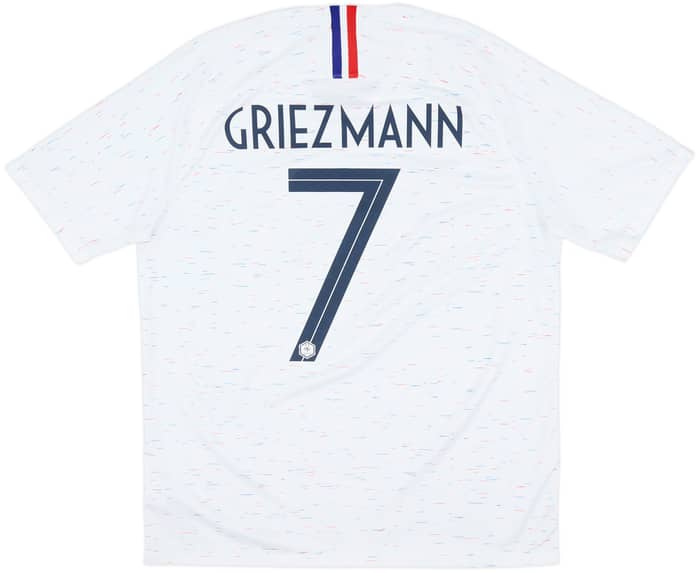 2018 France Away Shirt Griezmann #7 - 8/10 - (L)