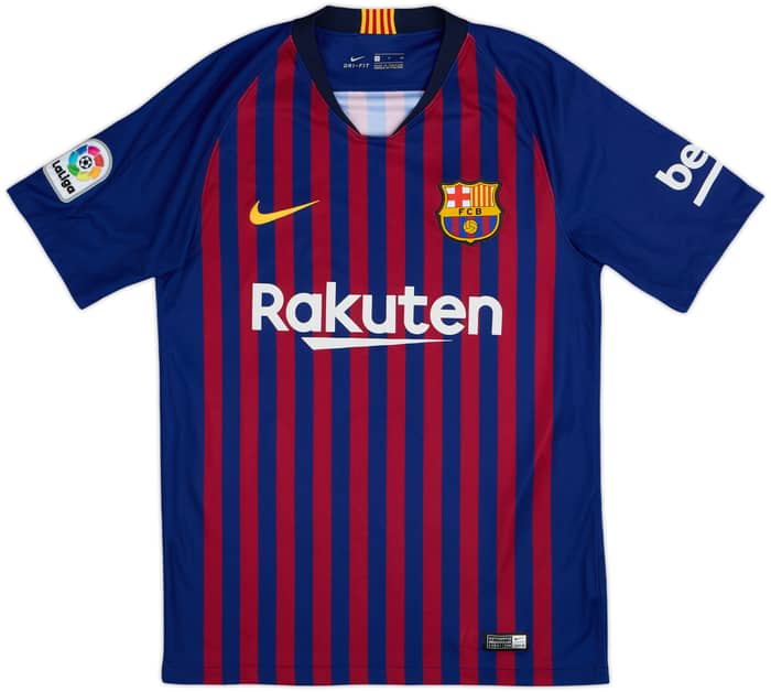 2018-19 Barcelona Home Shirt Messi #10 - 10/10 - (S)