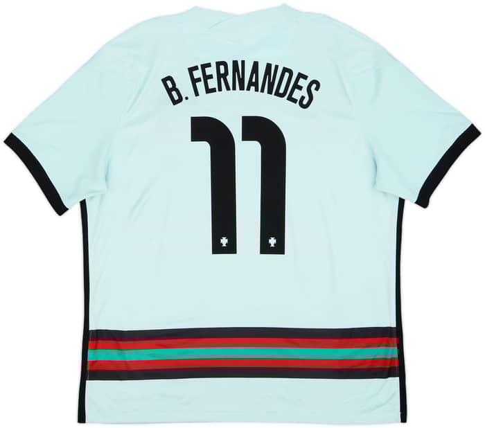 2020-22 Portugal Away Shirt B.Fernandes #11 - 10/10 - (XL)
