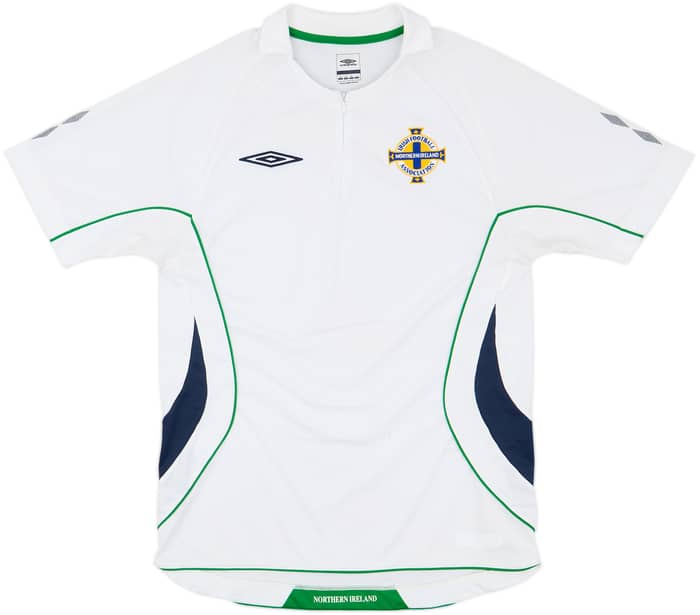 2004-05 Northern Ireland Umbro 1/4 Zip Training Shirt - 6/10 - (M)