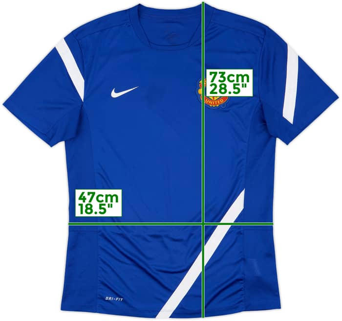 2011-12 Manchester United Nike Training Shirt - 7/10 - (M)