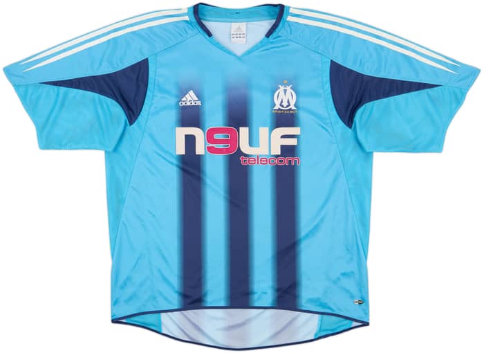 2004-05 Olympique Marseille Away Shirt Lizarazu #3 - 9/10 - (XL)