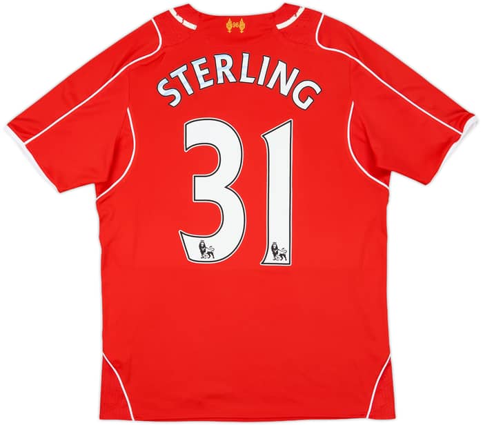 2014-15 Liverpool Home Shirt Sterling #31 - 5/10 - (M)