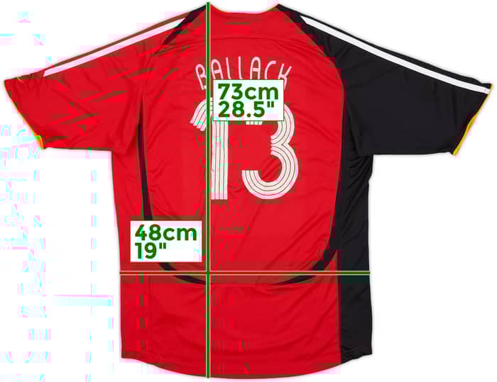 2005-07 Germany Away Shirt Ballack #13 - 6/10 - (XL.Boys)