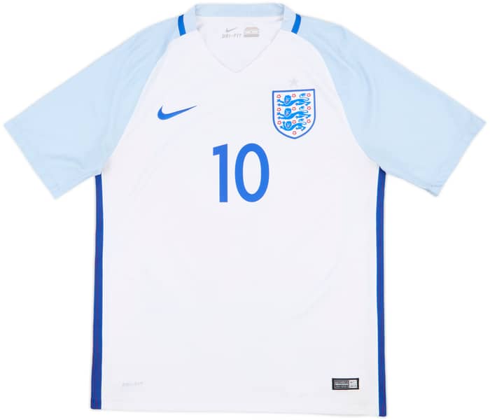 2016-17 England Home Shirt Rooney #10 - 7/10 - (M)