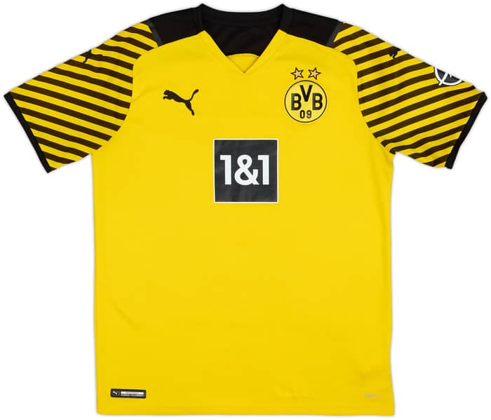 2021-22 Borussia Dortmund Home Shirt Haaland #9 - 9/10 - (XL.Boys)