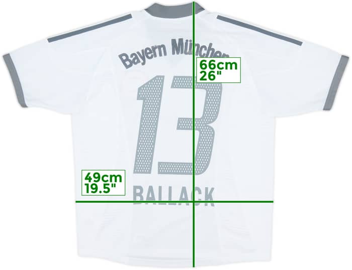 2002-03 Bayern Munich Away Shirt Ballack #13 - 6/10 - (Y)