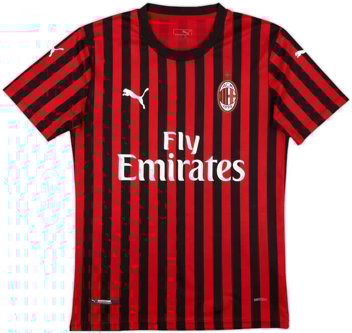 2019-20 AC Milan Home Shirt Ibrahimovic #21 - 6/10 - (S)