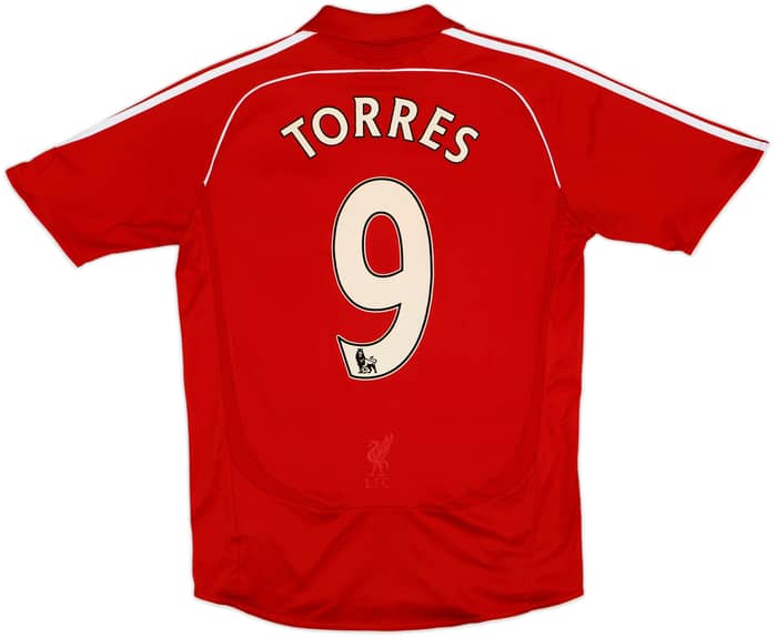2006-08 Liverpool Home Shirt Torres #9 - 5/10 - (M)