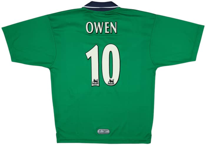 1999-00 Liverpool Away Shirt Owen #10 - 8/10 - (L)