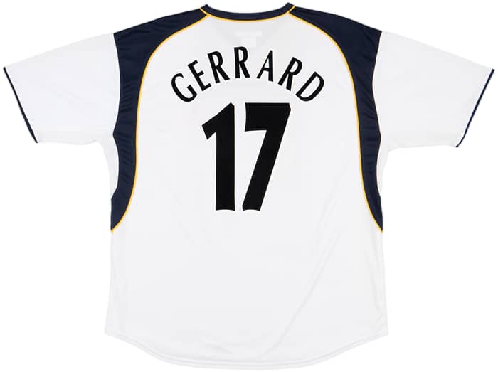 2001-03 Liverpool 'Super Cup' Away Shirt Gerrard #17 - 9/10 - (XL)