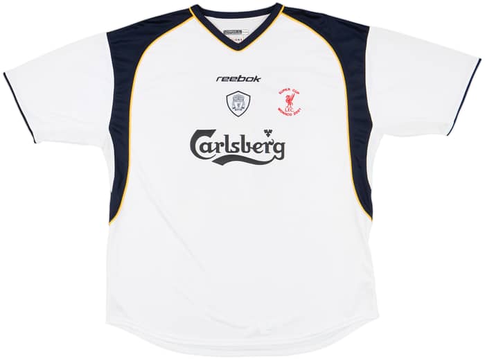 2001-03 Liverpool 'Super Cup' Away Shirt Gerrard #17 - 9/10 - (XL)