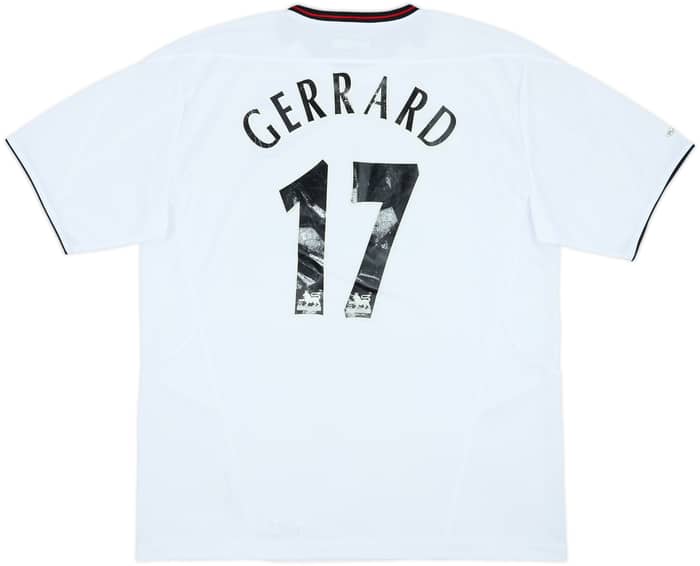 2003-04 Liverpool Away Shirt Gerrard #17 - 5/10 - (L)