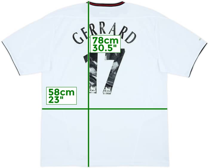 2003-04 Liverpool Away Shirt Gerrard #17 - 5/10 - (L)