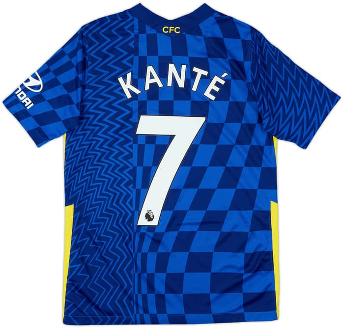 2021-22 Chelsea Home Shirt Kante #7 - 10/10 - (XL.Boys)