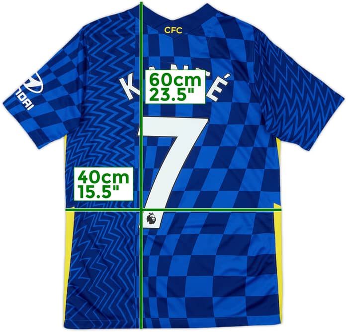 2021-22 Chelsea Home Shirt Kante #7 - 10/10 - (XL.Boys)