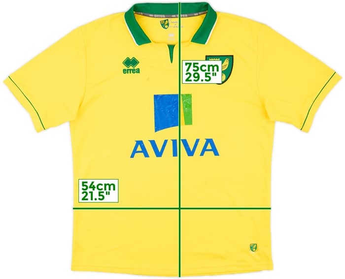 2012-13 Norwich Home Shirt - 5/10 - (L)