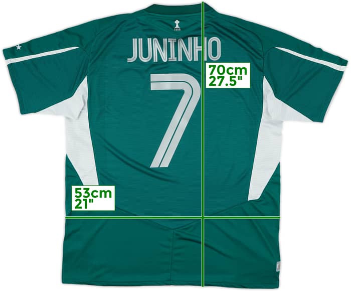 2004-05 Celtic 'Champions 2003/04' Away Shirt Juninho #7 - 9/10 - (XL)