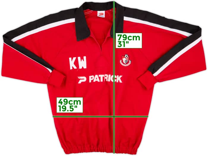 1998-99 Bournemouth Patrick Staff Issue Drill Top KW - 8/10 - (XL)