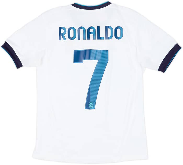 2012-13 Real Madrid Home Shirt Ronaldo #7 - 8/10 - (XL.Boys)