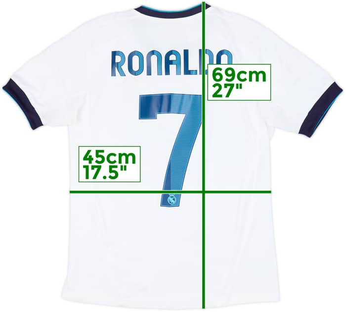 2012-13 Real Madrid Home Shirt Ronaldo #7 - 8/10 - (XL.Boys)