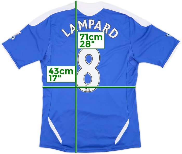 2011-12 Chelsea Home Shirt Lampard #8 - 6/10 - (L)