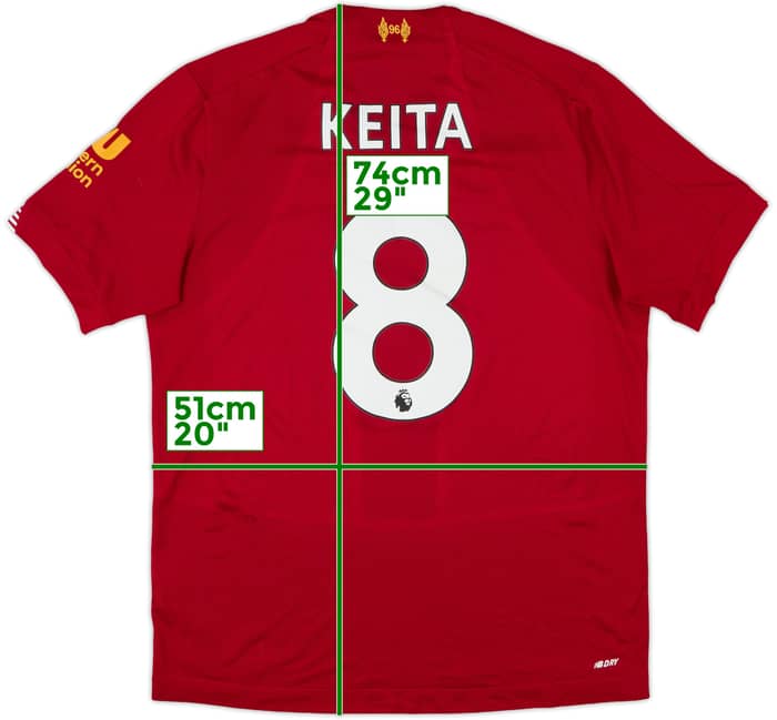 2019-20 Liverpool Home Shirt Keita #8 - 8/10 - (M)