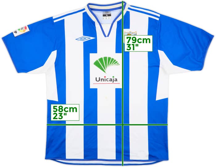 2005-07 Malaga Home Shirt - 7/10 - (XL)