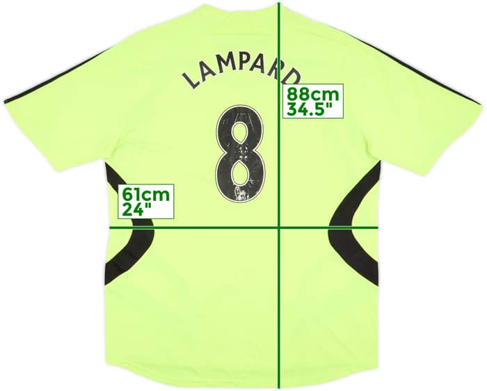 2007-08 Chelsea Away Shirt Lampard #8 - 5/10 - (XXL)