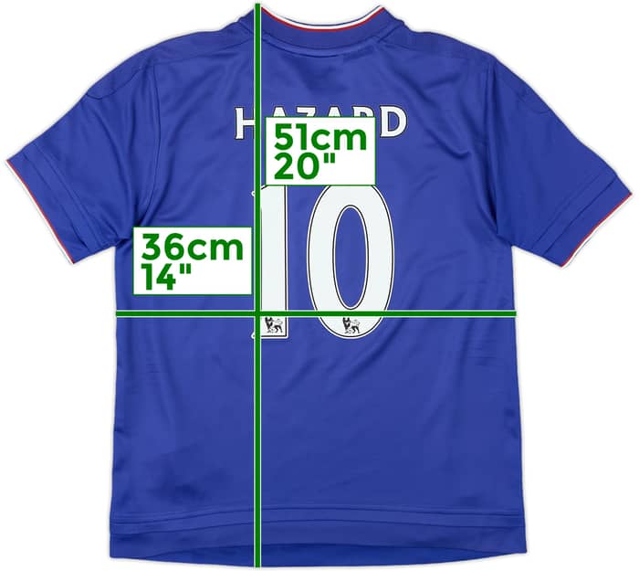 2015-16 Chelsea Home Shirt Hazard #10 - 8/10 - (M.Boys)