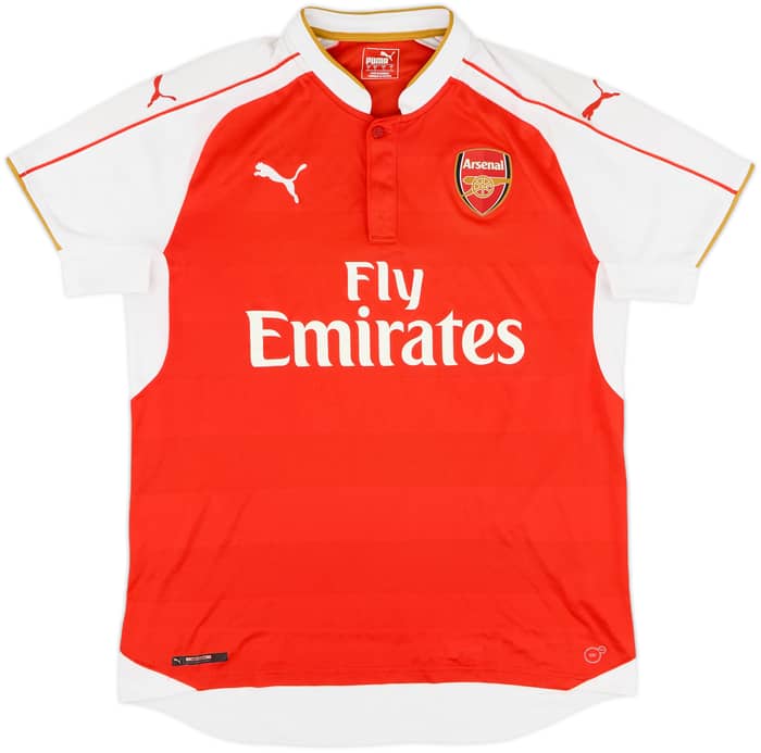 2015-16 Arsenal Home Shirt Arteta #8 - 9/10 - (L)