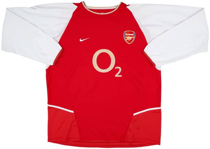 2002-04 Arsenal Home L/S Shirt Henry #14 - 7/10 - (XXL)