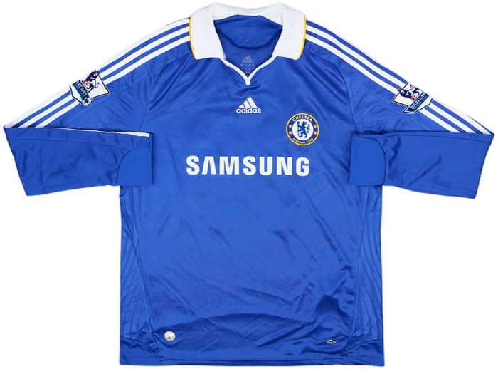 2008-09 Chelsea Home L/S Shirt Anelka #39 - 9/10 - (XL)