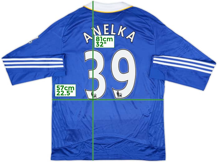 2008-09 Chelsea Home L/S Shirt Anelka #39 - 9/10 - (XL)