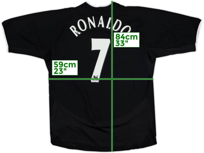 2003-05 Manchester United Away Shirt Ronaldo #7 - 5/10 - (XL)