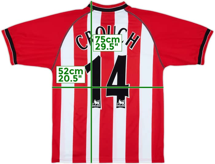 2003-05 Southampton Home Shirt Crouch #14 - 8/10 - (M)