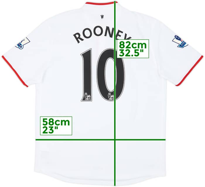 2012-14 Manchester United Away Shirt Rooney #10 - 8/10 - (L)