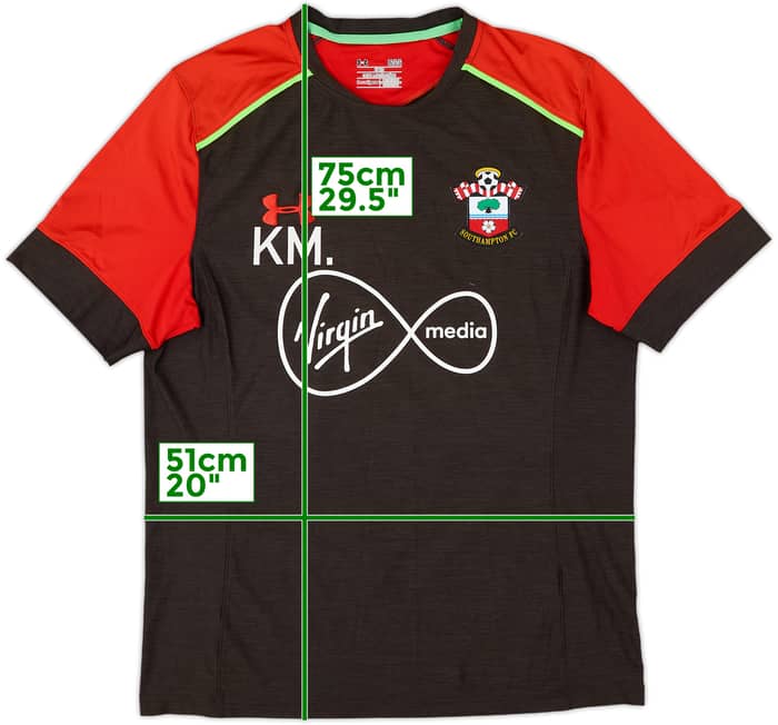 2016-17 Southampton Under Armour Staff Issue KM Training Shirt - 6/10 - (L)
