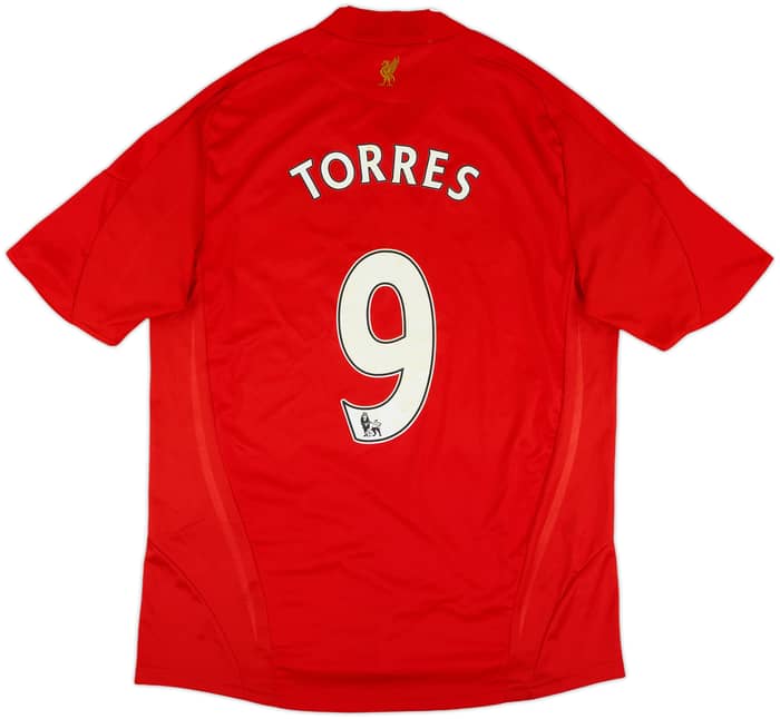 2008-10 Liverpool Home Shirt Torres #9 - 6/10 - (L)