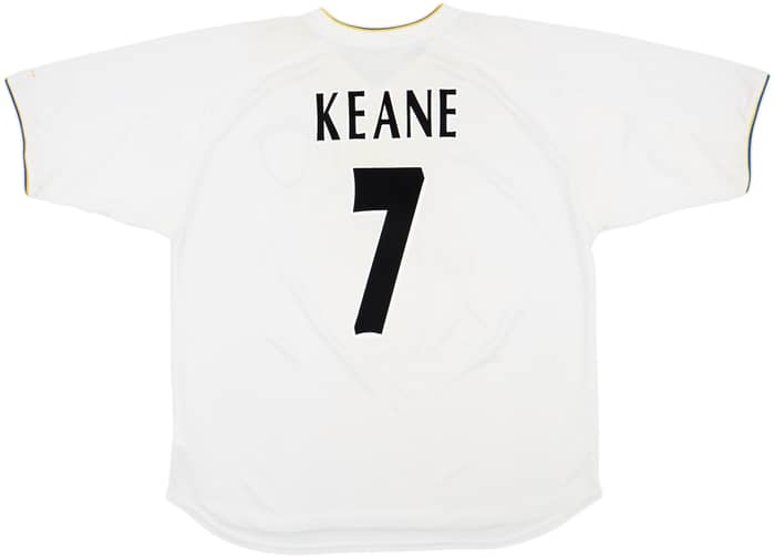 2000-02 Leeds United Home Shirt Keane #7 - 6/10 - (XL)