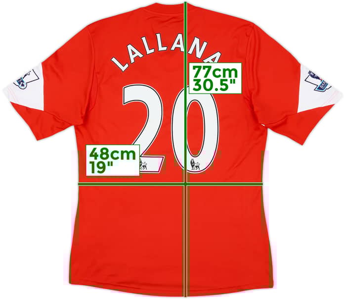 2013-14 Southampton Home Shirt Lallana #20 - 7/10 - (M)