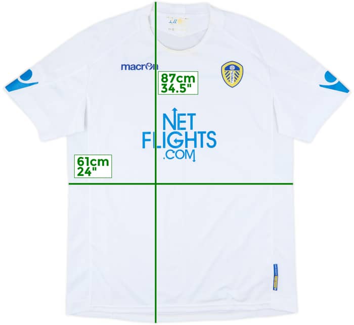 2010-11 Leeds United Home Shirt - 6/10 - (XXL)