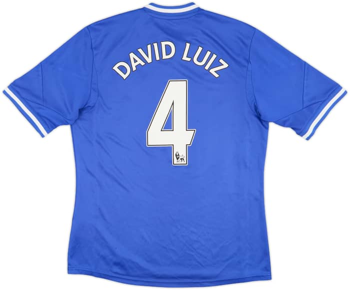 2013-14 Chelsea Home Shirt David Luiz #4 - 5/10 - (M)