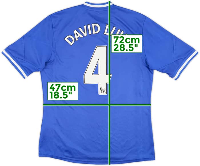 2013-14 Chelsea Home Shirt David Luiz #4 - 5/10 - (M)