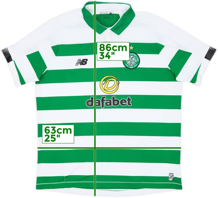 2019-20 Celtic Home Shirt - 8/10 - (XXL)