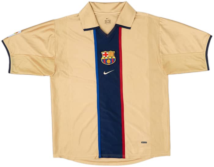 2001-03 Barcelona Away Shirt Rivaldo #10 - 8/10 - (M)