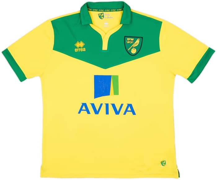 2014-15 Norwich Home Shirt - 6/10 - (L)